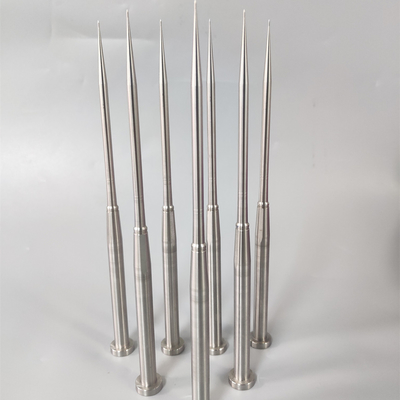 Tahan Suhu Tinggi Die Ejector Pins Lurus Cetakan Inti Pin Dengan Toleransi 0,005mm Untuk Bagian Injeksi Plastik