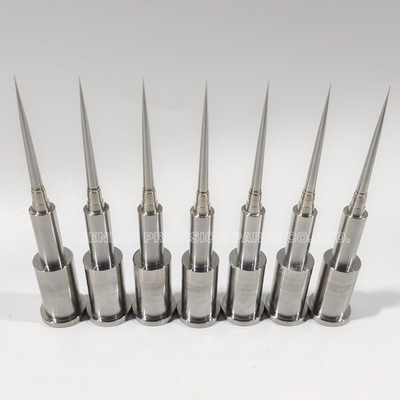Bagian Injeksi Medis SS420 Mould Core Pin Untuk Jarum Suntik Injeksi
