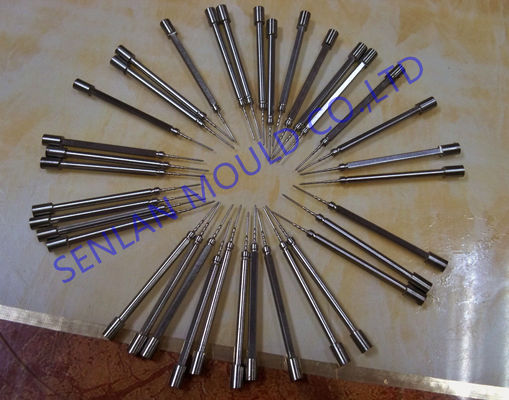 Micro Core Pins untuk cetakan medis. Ultra-Precision ± 0.002mm Stainless Tooling