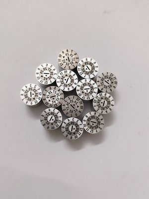 Stempel Tanggal Kustom 3 Tingkat - Pin Penanda Cetakan Baja Tahan Karat SUS420