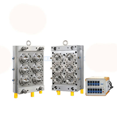 H13 Cetakan injeksi kemasan dinding tipis 8 rongga untuk wadah plastik