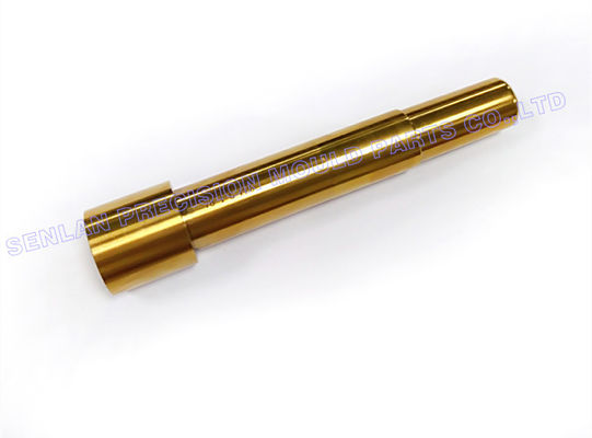 TiN dilapisi Pins inti bertahap H13 Komponen presisi untuk die casting & cetakan injeksi