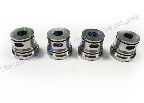 Bagian cetakan tabung lipstik presisi. Mesin CNC berkilau tinggi untuk cetakan kosmetik.