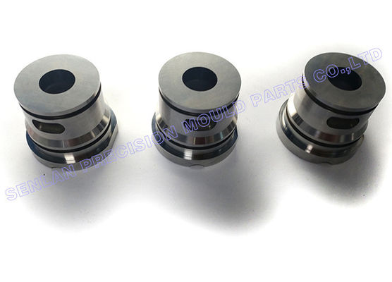 Bagian cetakan tabung lipstik presisi. Mesin CNC berkilau tinggi untuk cetakan kosmetik.