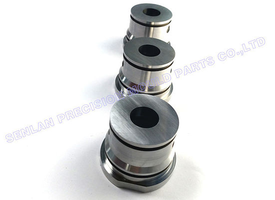 Bagian cetakan tabung lipstik presisi. Mesin CNC berkilau tinggi untuk cetakan kosmetik.