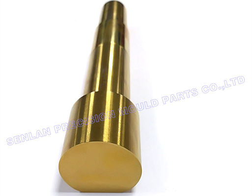 TiN dilapisi Pins inti bertahap H13 Komponen presisi untuk die casting & cetakan injeksi