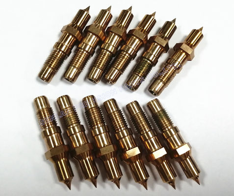 Beryllium Copper (CuBe) Nozzle Tips Alat presisi untuk sistem Hot Runner