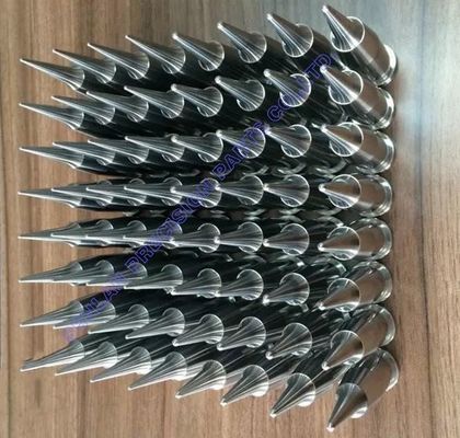 Komponen cetakan presisi 64 rongga. Inti khusus untuk cetakan injeksi volume tinggi.