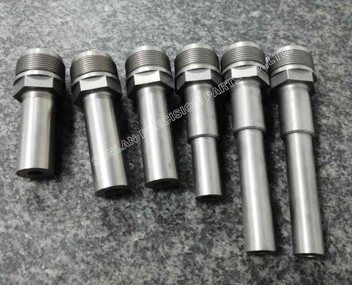 Precision CNC Machined Mold Parts. Custom Threaded Turned Components