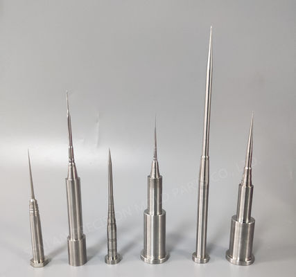 Bagian cetakan tip jerami kelas medis S136 & SKD61 Precision Core Pins