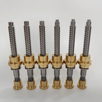 DME Standard Brass Thread Core. Multi-Cavity Injection Mold Inserts