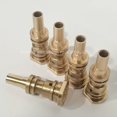 Precision Brass CNC Turned Parts. Komponen Cetakan Mesin CNC Toleransi Tinggi.