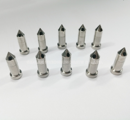 BeCu Nickel Plated Hot Runner Torpedo Gate Nozzle Tips Bagian Cetakan Presisi