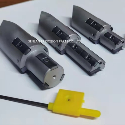 Alat Pengeboran Senapan Lubang Dalam Carbide Insert Indeksable Gun Drill Bit Mesin Pengeboran Lubang Dalam