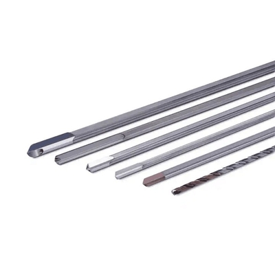 Solid Carbide Drills Cnc Cutting Tool Deep Hole Gun Drill Bit Set Untuk Pengeboran Logam