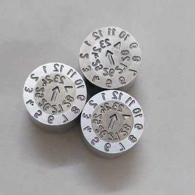 Stempel Tanggal Kustom 3 Tingkat - Pin Penanda Cetakan Baja Tahan Karat SUS420