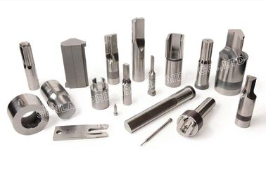 M2 Bahan Die Punch Pins Tooling Bentuk Disesuaikan Punch Die Set Dengan 60 HRC