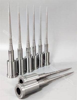 Non Standard Precision Hardness STAVAX Hot Die Steel Core Pins Untuk Cetakan Injeksi Medis