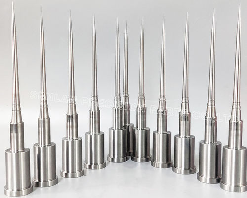 SKD Baja Kecepatan Tinggi Nitriding Flat Core Mold Ejector Pin Untuk Die Casting