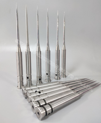 SS440C Cetakan Inti Pin Sisipkan Pin Untuk Pipet Transfer Medis Dengan + / - 0,005mm