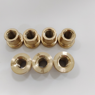 HRC60 CNC Machining High Gloss Berilium Tembaga Thread Core Insert untuk Preform
