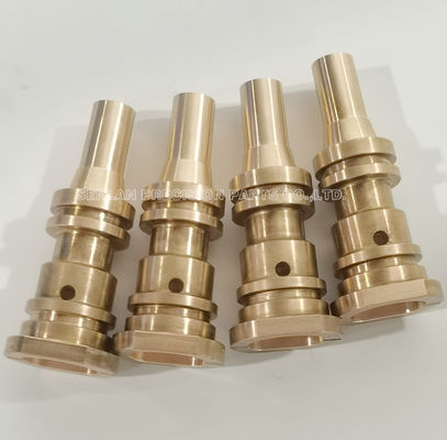 Precision Brass CNC Turned Parts. Komponen Cetakan Mesin CNC Toleransi Tinggi.